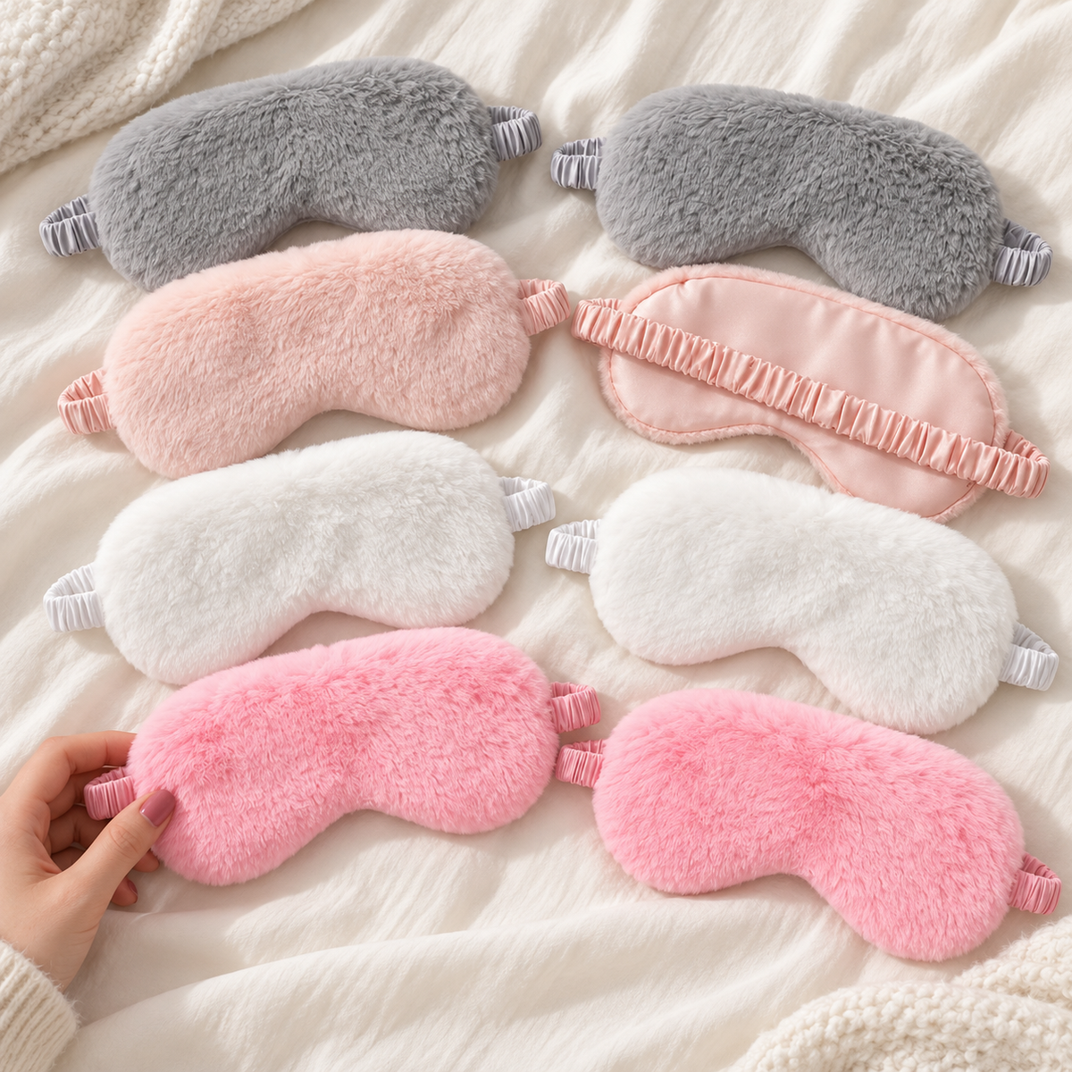 Fluffy Plush Sleep Eye Mask