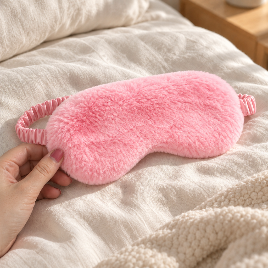 Fluffy Plush Sleep Eye Mask