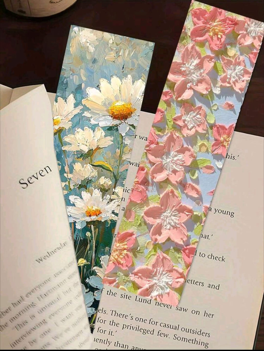 Daisy Mae Floral Bookmarks – Botanical Pastel Bookmark Set