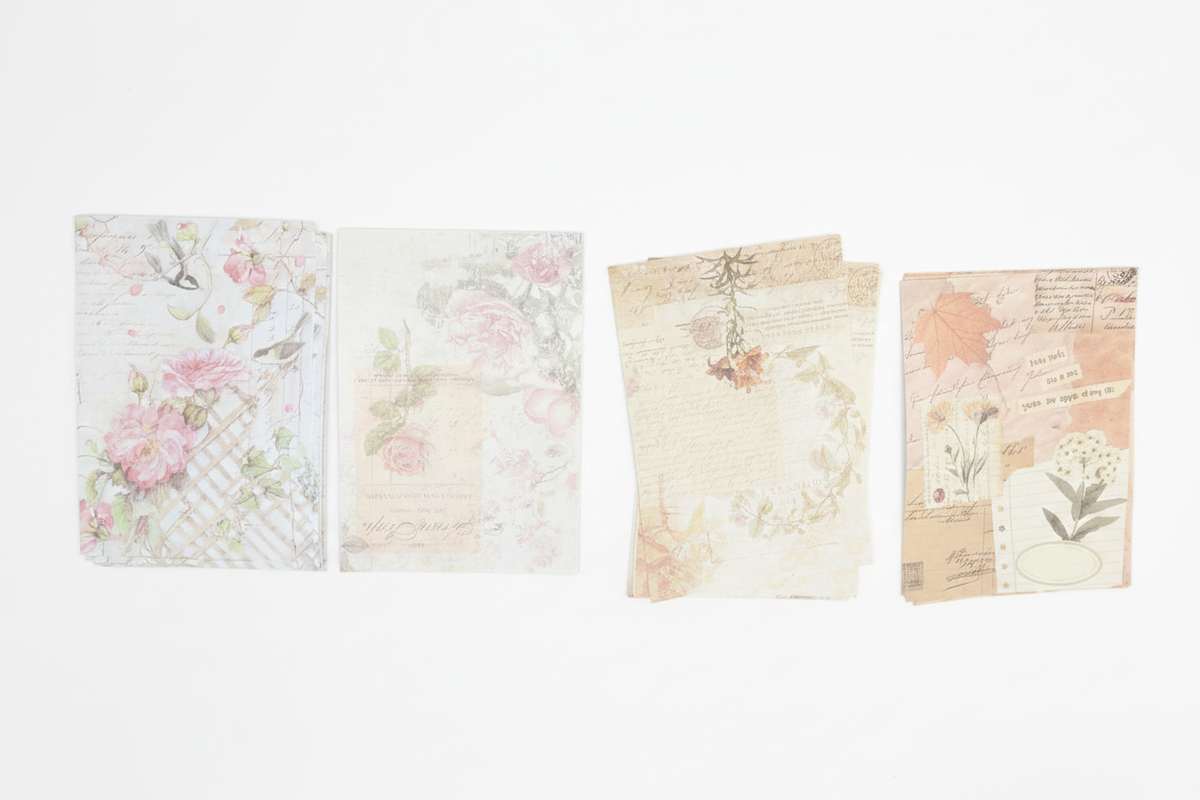 Floral Notecard Bookmarks